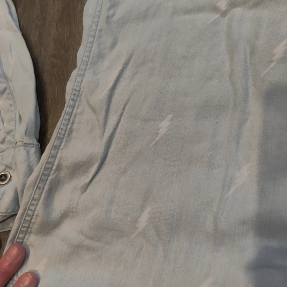 Rails Carter Lightning Bolt Chambray Button Down - Picture 6 of 6